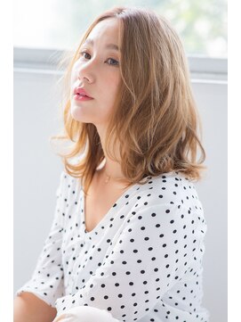 ラエティティア ロコ 刈谷店(Laetitia loco) ゆる抜け感★ミディアム切りっぱなし