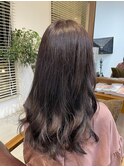 ブリーチなし!★パープルアッシュ