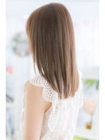 ヘアアンドビューティー ミック(Hair & Beauty miq) 斜めバングで目力UP！しっとりストレートb