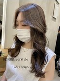 【Zina 札幌】髪質改善＊韓国レイヤー＊アッシュベージュ