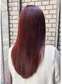 ビスコヘアー(BISCO hair)&nbsp;ブリーチ無しのピンクカラー！ピンクは育てた者勝ち^ ^