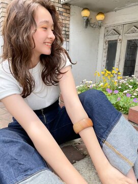 アルテ(ARTE) 【ARTE表参道/青山】小顔レイヤー×シアベージュ×艶カラー