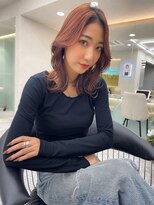 ロンド マーレ 天神大名店(Lond mare) 2023 福岡で可愛いレイヤーカット ロングヘア 韓国黒髪カラー