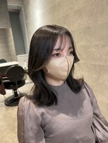 アンダーバーホワイト 西宮店(_WHITE) 韓国風　後れ毛　シースルーバング