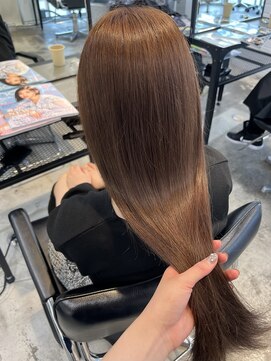 ゲーム 原宿店(GAME) ダブルカラーオレンジベージュカラーケアブリーチ韓国ハイトーン