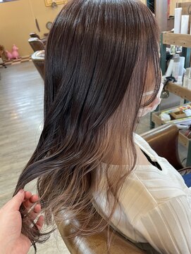 チェリーコーク(HAIR CHERRY COKE) チョコレートブラウン×ミルクティピンク