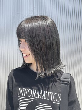 ヘアステーションフラット(HAIR STATION FLAT) 暗めグレージュ