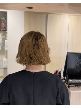 シアン 栄店(CYAN.) ブリーチボブパーマ【大石】