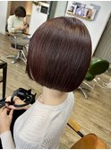 イルミナカラー×乾かすだけでまとまるミニボブ♪