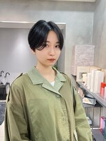 ヴェイン 渋谷(vain)&nbsp;くびレイヤーエモージュグレージュクールショート