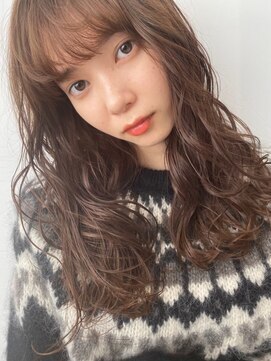 フラミューム 池袋(flammeum) 巻き髪レイヤー×ショコラブラウン