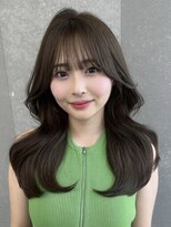 プアメリア 名古屋(Puamelia)&nbsp;トリートメント ブリーチなしダブルカラー 前髪縮毛矯正
