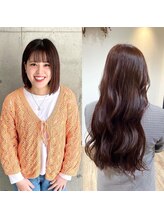 【Jrスタイリスト】前田みなみ/髪に負担の少ない暖色カラーお任せください！