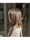 顔まわりレイヤースタイル
