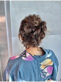 【浴衣ヘアアレンジ】アップスタイル/結婚式/二次会/同窓会/銀座