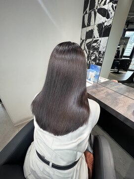 ワン バイ ジエクト(One by The Ect) ミディアムレイヤーブリーチなしダブルカラーグレージュカラー