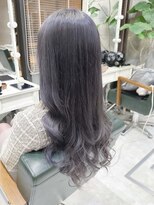 デイズ(days)&nbsp;Wカラーブリーチ　暗髪透明感カラーブルーアッシュグレーカラー