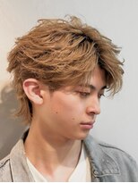 リヴ オオサカ(LIV OSAKA)&nbsp;センターパートフェザーパーママッシュウルフニュアンスパーマ