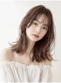 大人の女性大人気!脱白髪染めで透明感アップのウォームベージュ