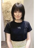 顔周りレイヤーボブ