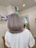 ミラシィ 成田(Mirashy)&nbsp;ハイライトカラーミルクティーベージュレイヤーカット
