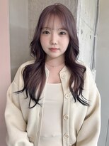 ソル バロール 表参道(SOL .valor)&nbsp;レイヤーカットラベンダーグレージュ エンドカラー