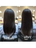 髪質改善ヘアエステ　ロング　30代、40代、20代
