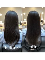 ツヤと髪 クリム(crim)&nbsp;髪質改善ヘアエステ　ロング　30代、40代、20代