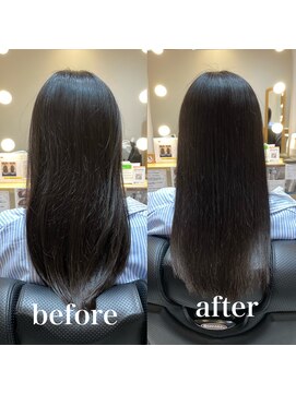 ツヤと髪 クリム(crim) 髪質改善ヘアエステ ロング 30代、40代、20代