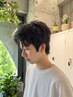 【西岡限定】メンズカット＋選べるパーマ＋炭酸スパ＋アイブロウ￥7000～