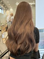 サンクマーケット 渋谷(cinq MARKET)&nbsp;渋谷ミルクティーベージュハイトーンカラーヘーゼルベージュ30代