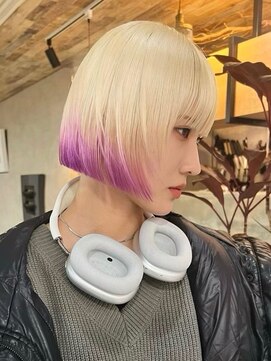 ネハス 名古屋栄店(nehus.) ブリーチ/クラゲヘアー/小顔に見せるヘア/ココアベージュ