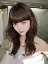 ボタン ハカタ(VOTAN hakata) 【前田七音】レイヤーカット/ブラウンベージュ/パッツン前髪