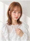 【NOA】顔まわり小顔くびれレイヤー透明感ベージュ