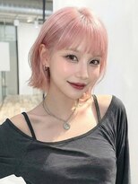 クラン(clan)&nbsp;イメチェンヘアスタイル 、ピンクベージュ、アンブレラカラー