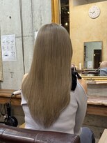 美容室カードル 新小岩店(Cadre) ダブルカラー/グレージュ/顔まわりレイヤースタイル/新小岩
