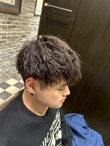 ミリオンバックス 御徒町店(Million Backs)&nbsp;御徒町/リバースセンターパート/ニュアンスパーマ/ダウンバング