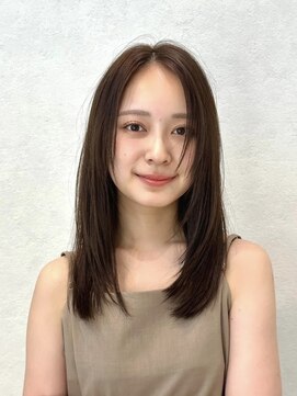 シンス 銀座(since) ミディアムレイヤー/顔周りレイヤー/小顔ヘア/似合わせカット