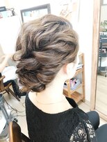 ロカット サロン(Roquat Salon) ロング大人可愛いアップアレンジ 【ヘアセット 立川/立川南口】