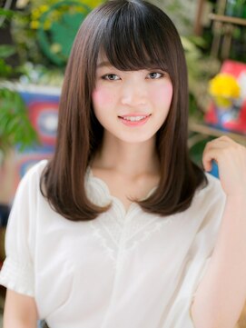 カバーヘア イヴ 戸頭店(COVER HAIR EVE) *COVER HAIR*大人かわいい黒髪ナチュラルストレートb