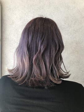 ヘアサロンエム 渋谷店(HAIR SALON M) 外ハネボブ/アッシュブラウン/ネオウルフ/デザインカラー