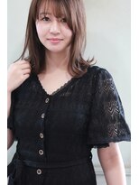 ラファンジュ ヘアー(Rohange hair)&nbsp;【Rohange】光色ベージュのヌーディミディ#フォギーベージュ