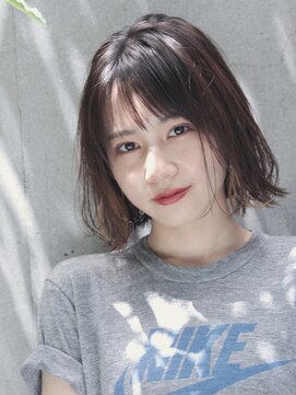 コクーン(Cocoon) ウェットランダムボブ#イメチェン#モード#ダークアッシュ