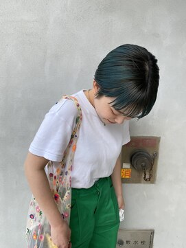 イン(in.) 根元いかしカラー×グリーン