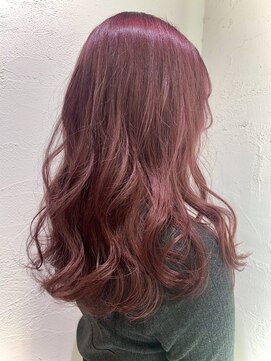 アジールヘア 池袋東口店(agir hair) ピンクカラーダブルカラービタミンカラーくびれヘア池袋池袋東口