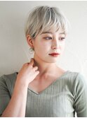 ホワイトブロンド×コンパクトショート×Masena