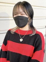 ルッツ(Lutz. hair design)&nbsp;ウルフ×インナーカラー