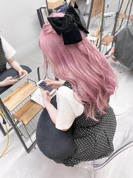 ペレ 渋谷(PELE) YU112_ロイヤルピンク ブリーチ2回~