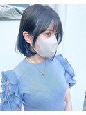 ミニボブ大人 ネイビーブラックカラー