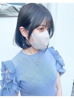 マリアバイアフロート(Maria by AFLOAT) ミニボブ大人 ネイビーブラックカラー